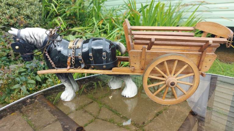 Horse and Cart Ornament 