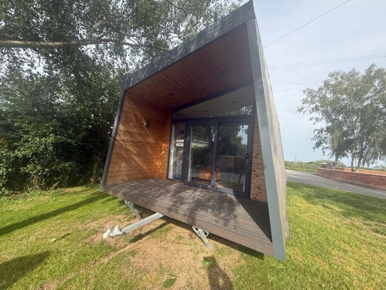Static Caravan/ pod Brand new Abi Get Away Cabin 30x13 - Free UK Delivery 