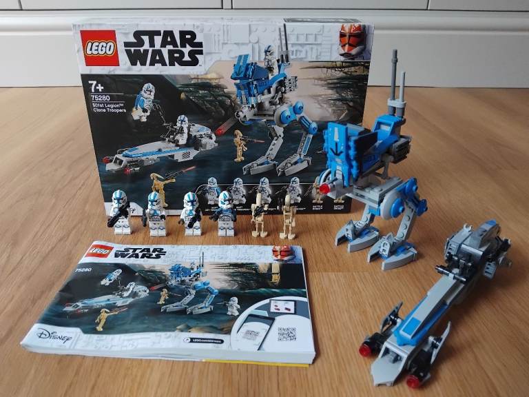 LEGO 75280 Star Wars TM 501st Legion Clone Troopers Complete Set/Box/Instructions RETIRED