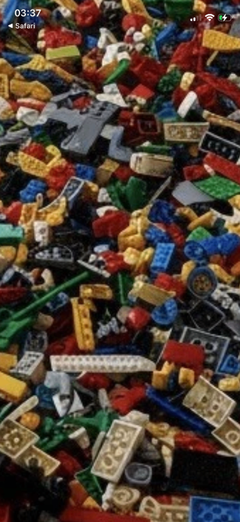Large Bundle of Mixed LEGO Bricks and Pieces