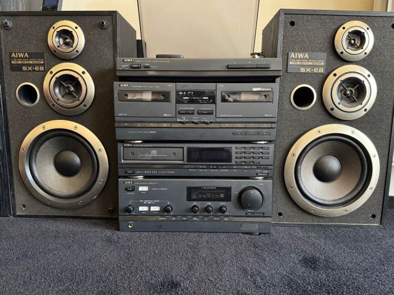 Aiwa Complete Hi Fi - Working with Speakers