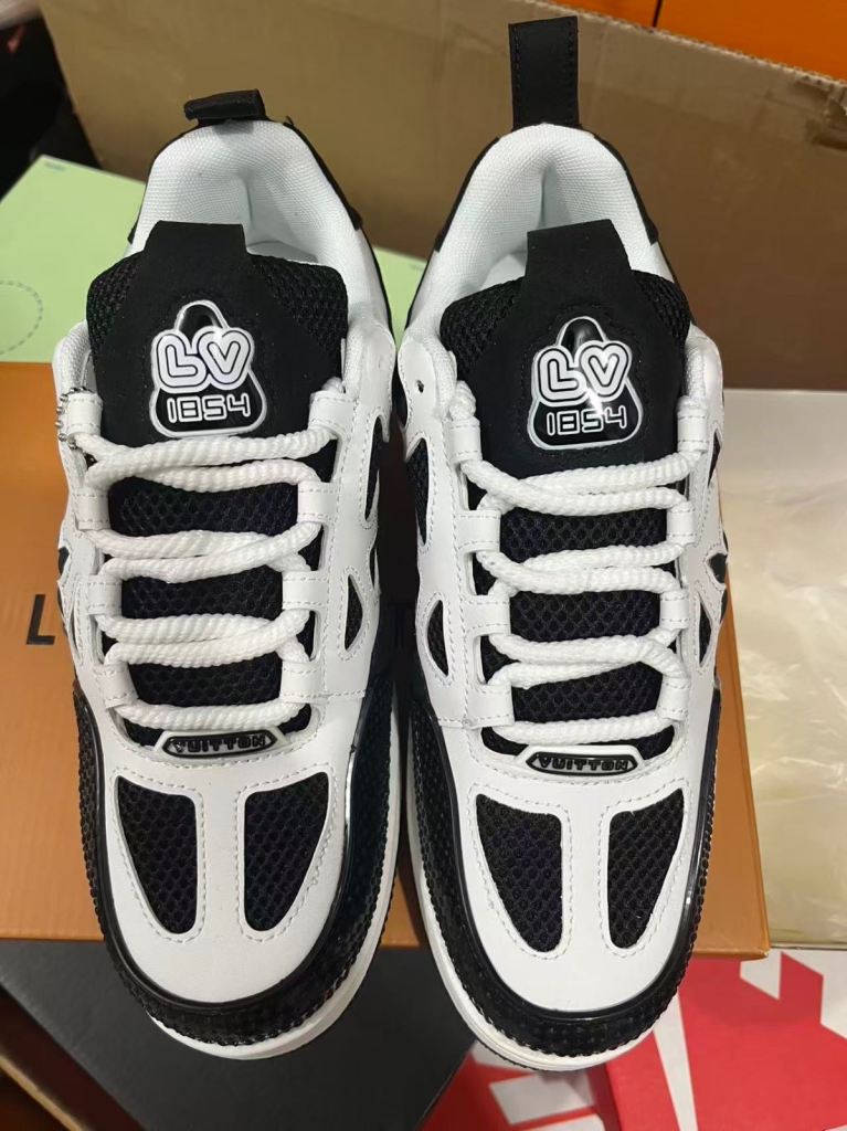 Louis Vuitton LV 1854 Trainers - Black and White, New