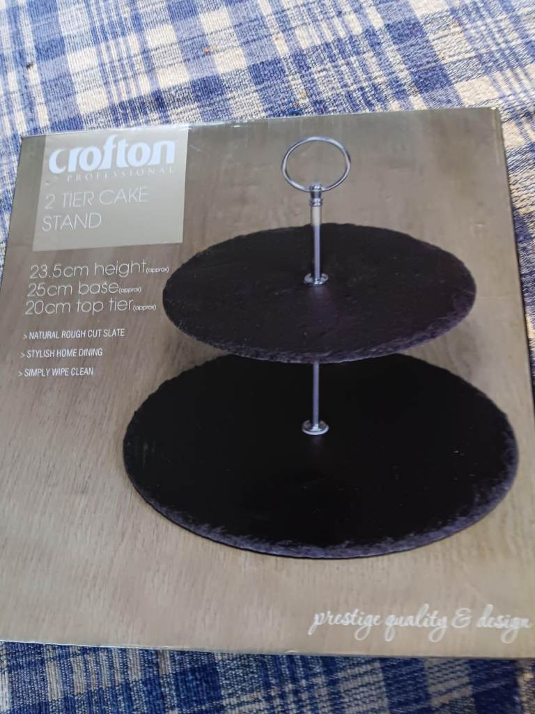 image for Crofton 2 Tier Cake Stand - BRAND NEW!