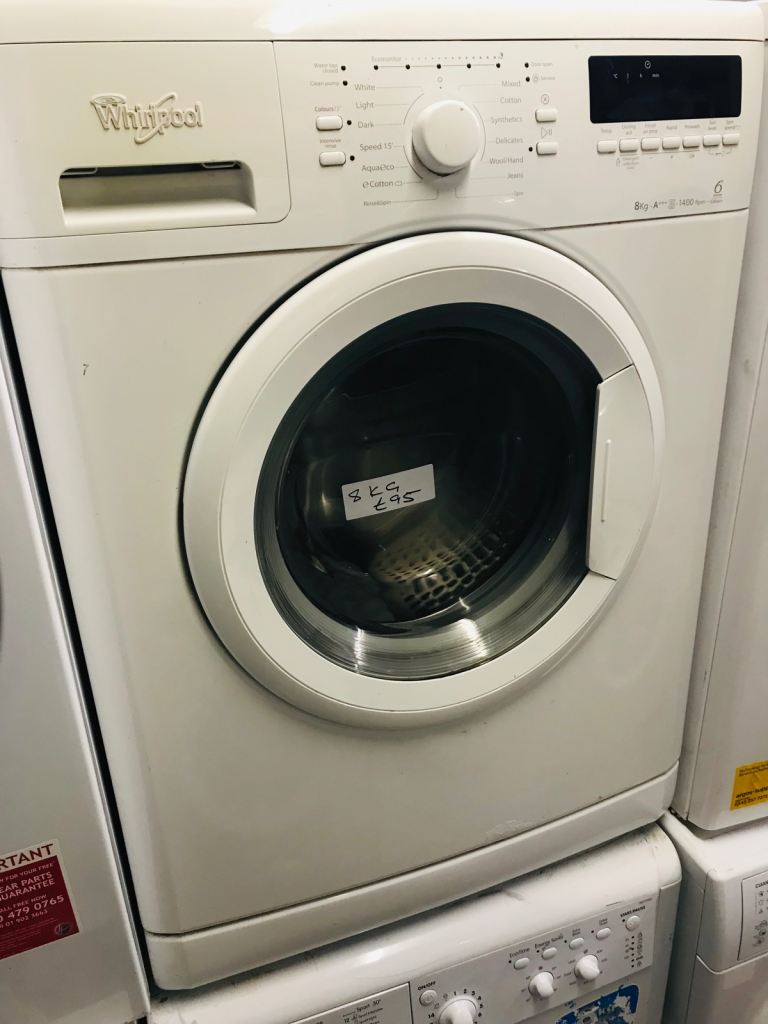 🚚 Whirlpool 8KG load with big size drum washing machine can deliver £95