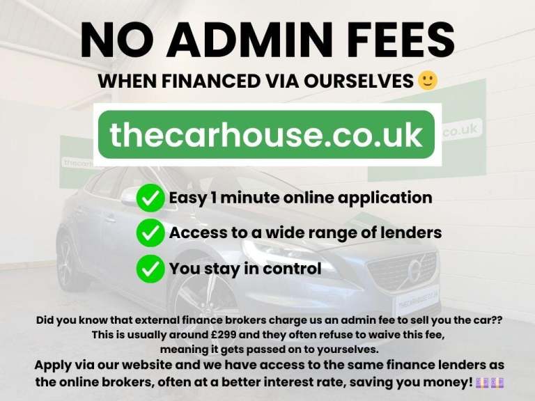 2019 Volvo V40 2.0 T2 GPF R-Design Nav Plus Euro 6 (s/s) 5dr HATCHBACK Petrol Manual