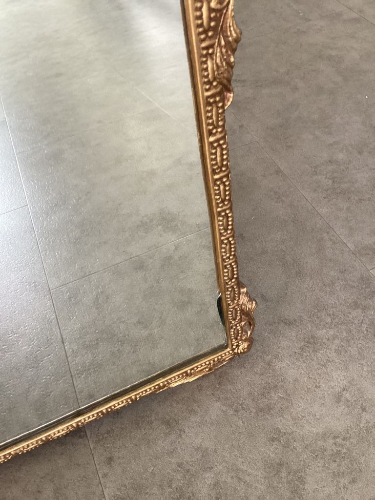 Gilt Framed Arched Mirror