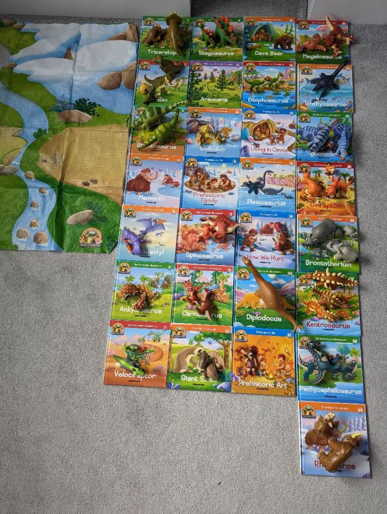 image for REDUCED-DeAgostini Prehistoric Dinosaur toys and books. S2 Bundle Joblot