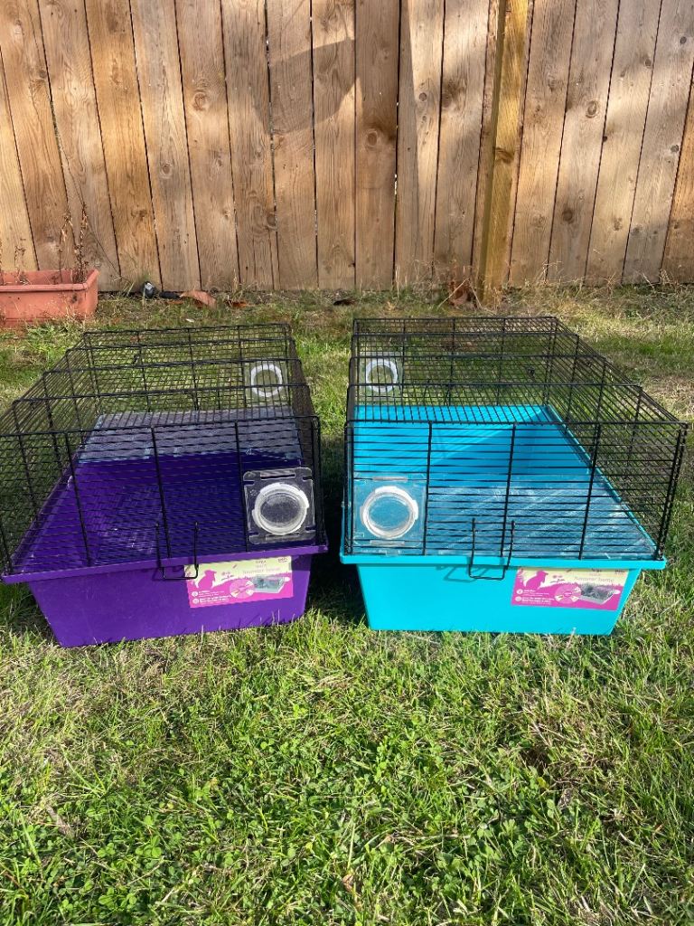 2 Large Wire Pets at Home Hamster Cages