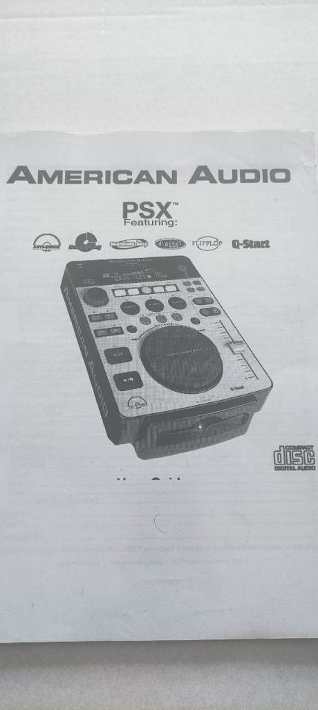 American Audio American Audio PSX Profesional CD Player