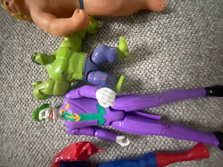 Marvel characters and Stretch Armstong