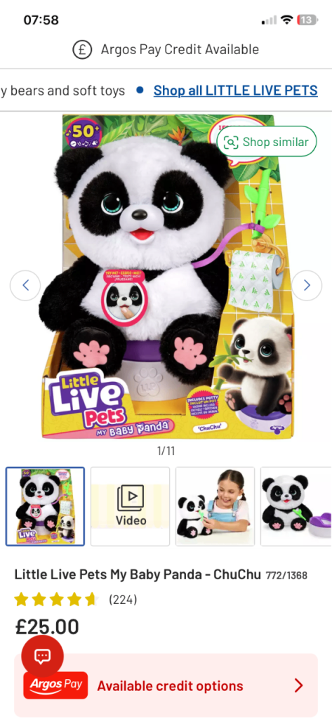 Panda real life pet 