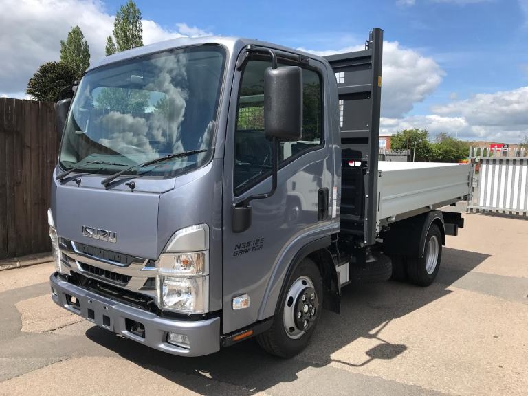 BRAND NEW Isuzu Grafter N35.125 (T) SWB E6 TGS TIPPER 1.9L 120PS Grey AIR COND