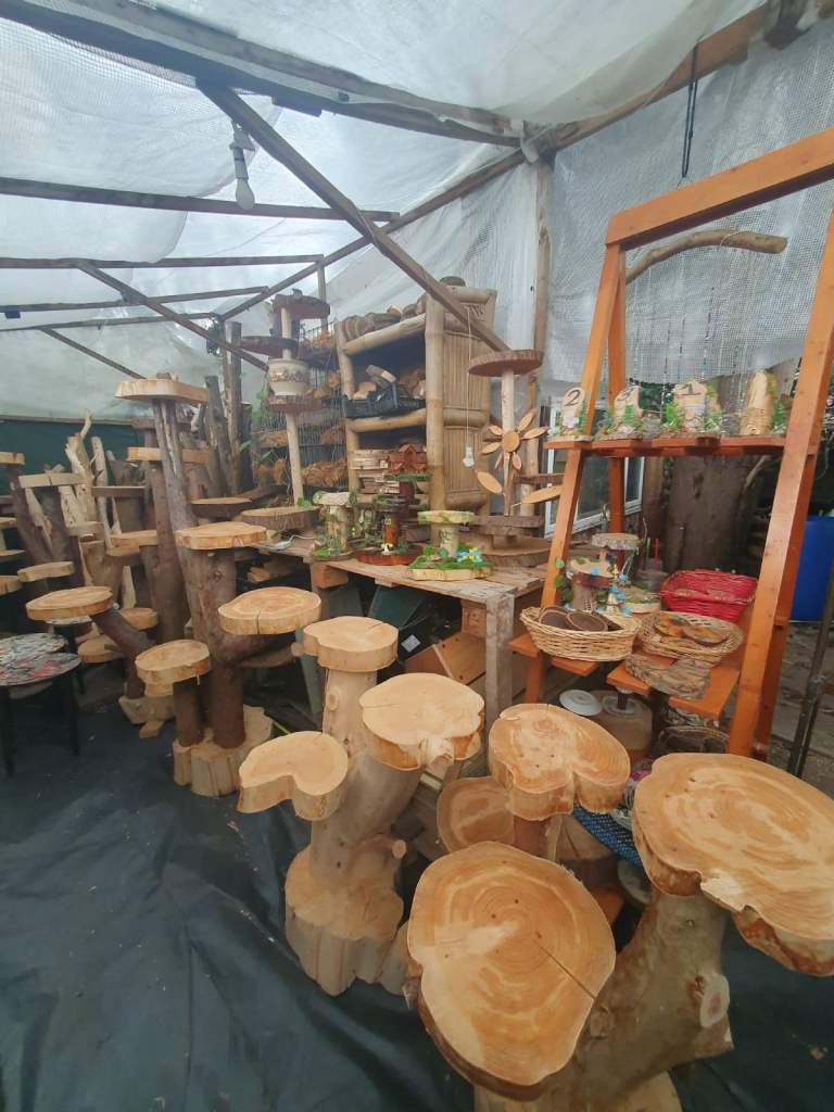 Handmade Wooden Garden Planters / Stools - Various Sizes