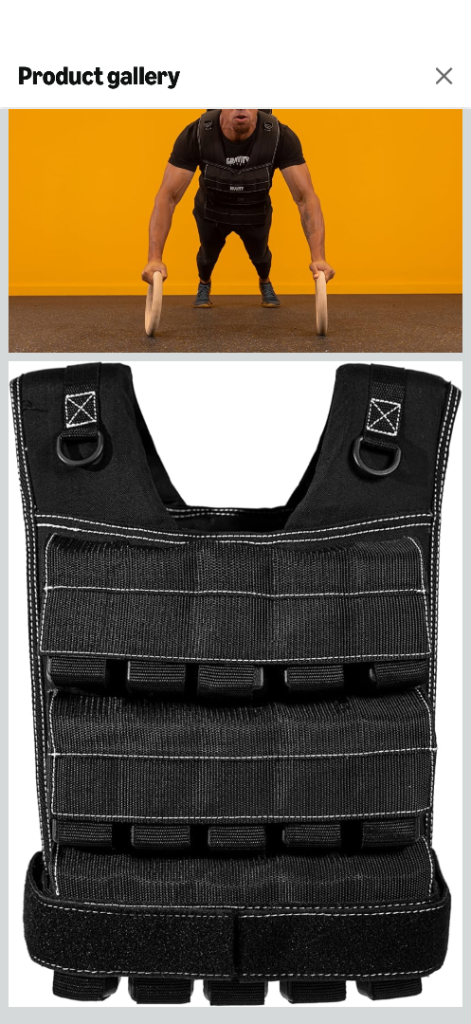 image for Gravity 30 Kg weight vest brand new