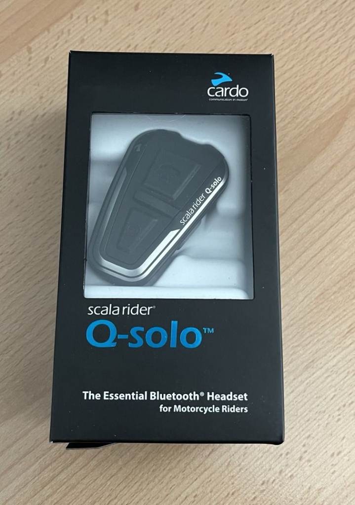 Motorcycle Bluetooth Headset – Cardo Scala Rider Q-Solo