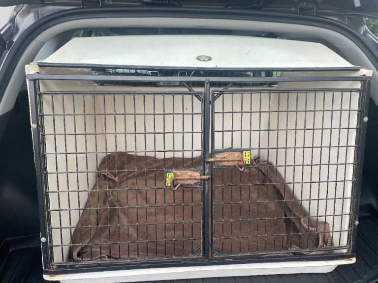 Large linstran car dog box