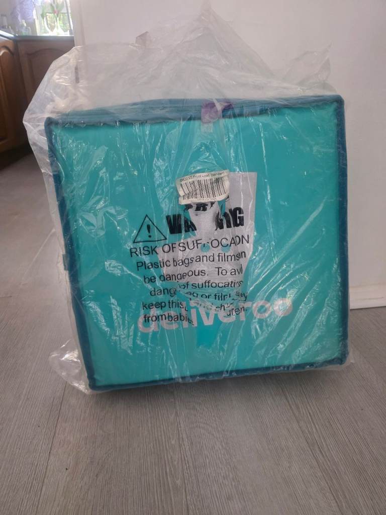 Deliveroo Thermal Bag LARGE SIZE  Food delivery Bike Bag Motorbike Backpack NEW