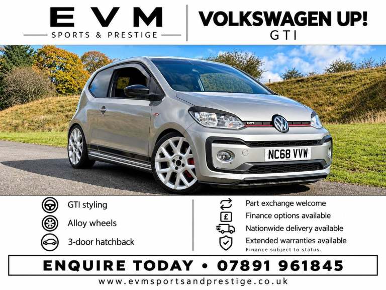 2019 Volkswagen up! 1.0 115PS Up GTI 3dr HATCHBACK PETROL Manual