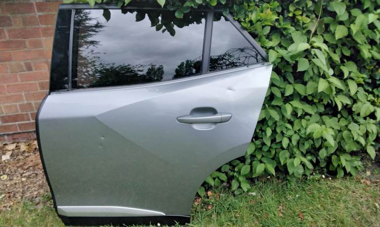 Peugeot 2008 mk4 rear nearside door silver 
