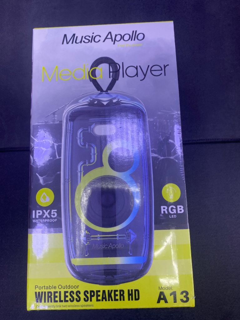 Music Apollo Wireless Speaker HD||Brand New