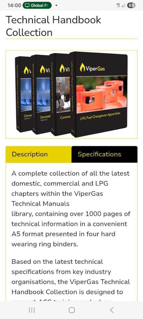 Viper Gas Manuals Brand new never been used. 