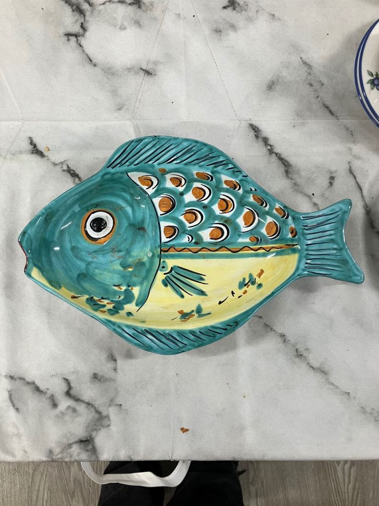 Ravello Italy Fish Serving Plate 