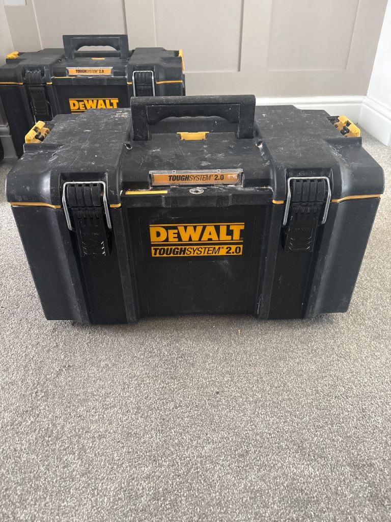 DEWALT ToughSystem 2.0 Tool Boxes – Good Condition