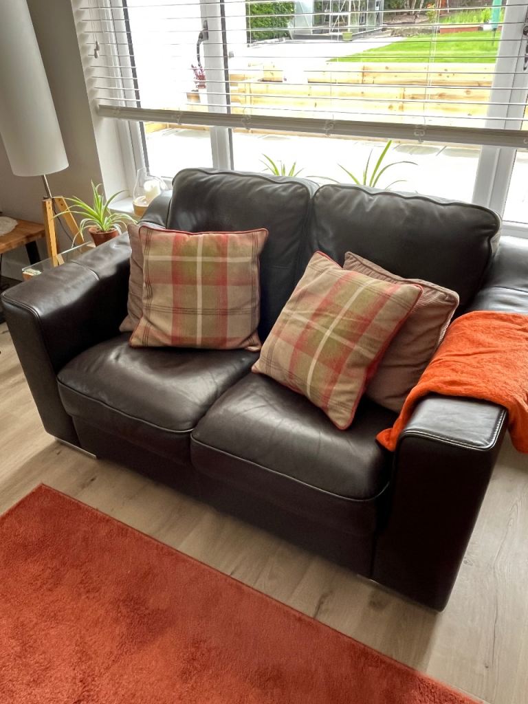 Leather sofas free!!! 