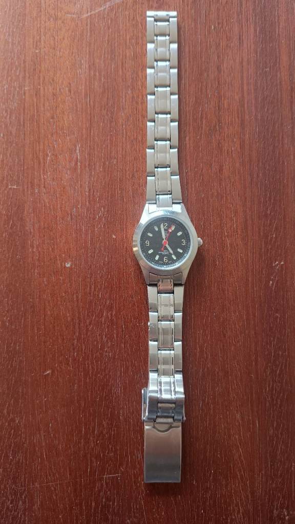 Silver Tone Metal Strap Watch - Good Condition