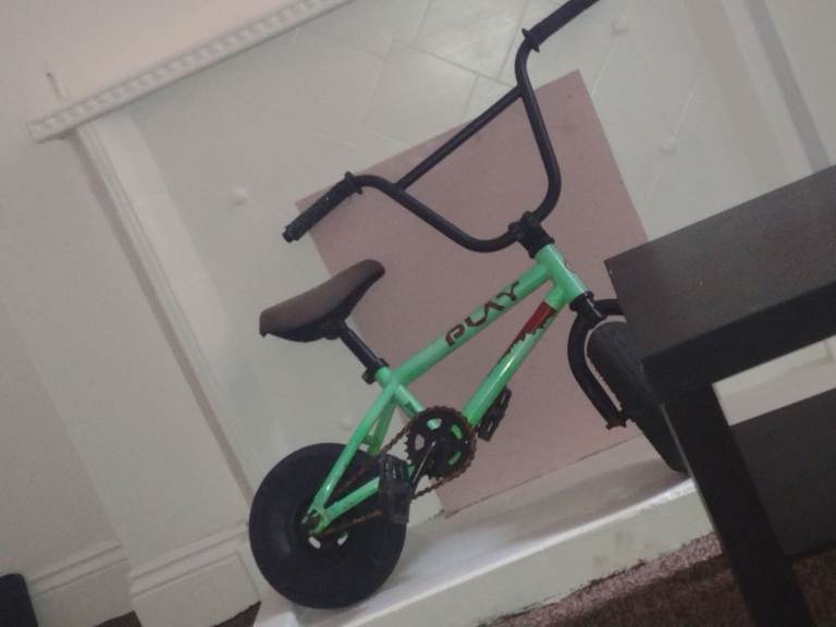 PLAY Mini BMX Bike - Green, Good Condition