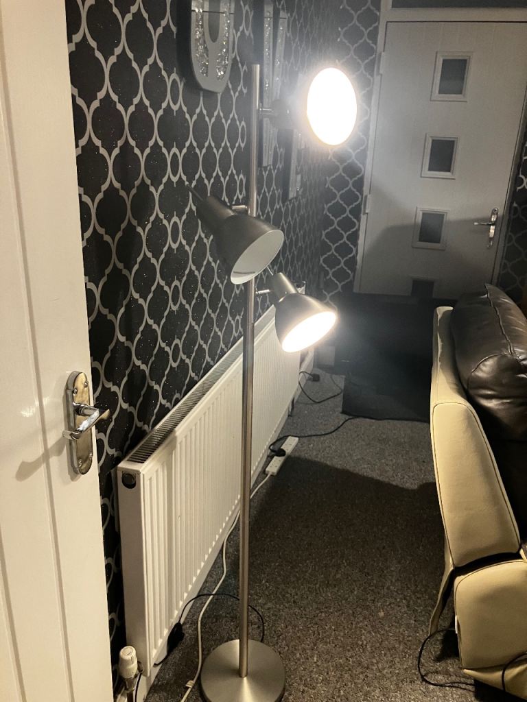 Lamp tall floor lamp like new can deliver for a small charge