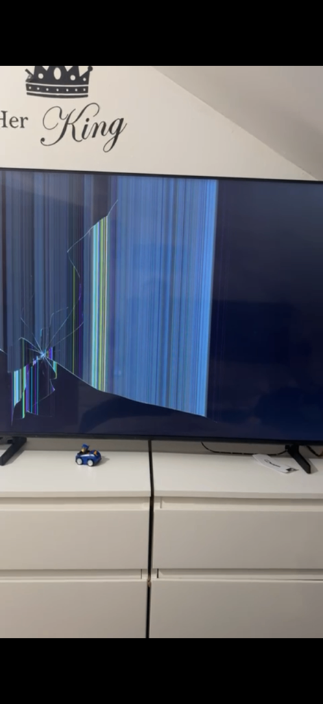 Broken Samsung 55 inch tv 2025 model 