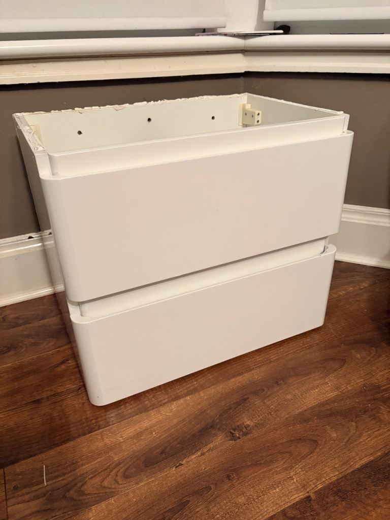 Wall mounted sink unit and tallboy