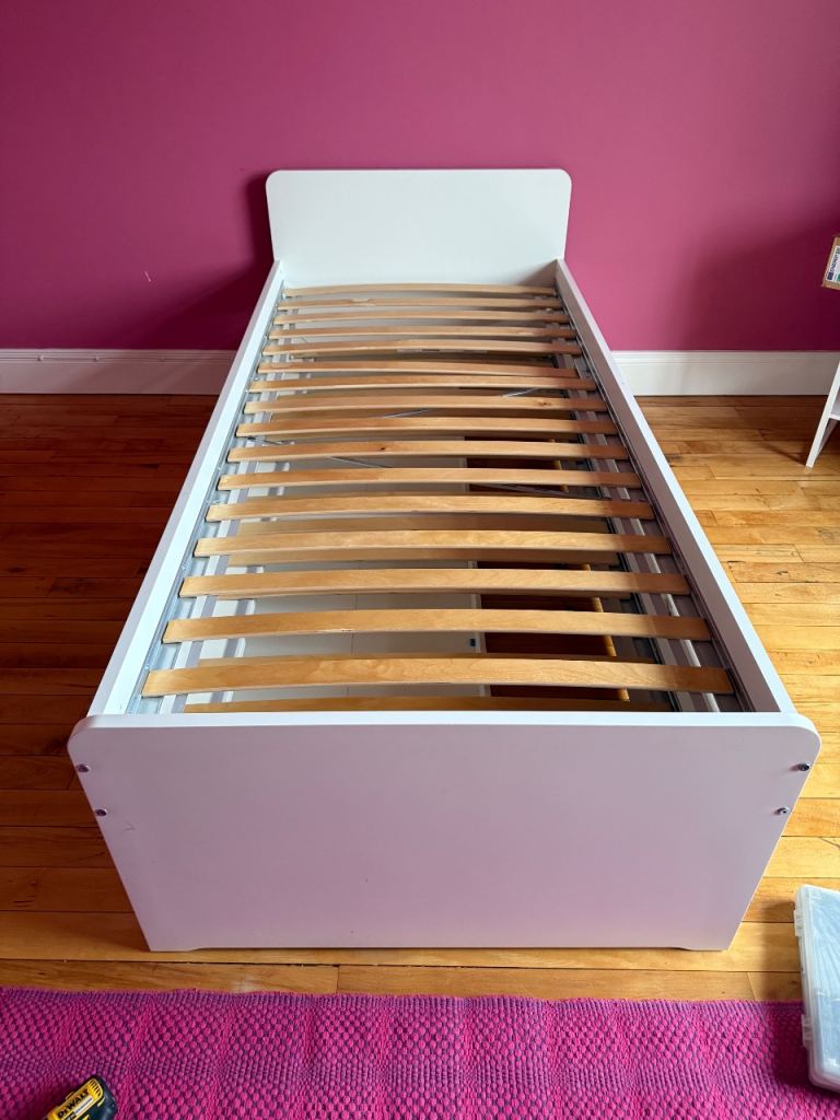IKEA single bed with pull out bed and drawers