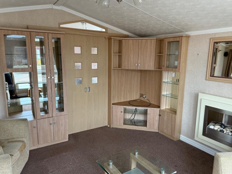 LUXURY 2 BED CARAVAN FOR SALE OFF SITE 41FT X 12.5FT DOUBLE GLAZED & HEATED