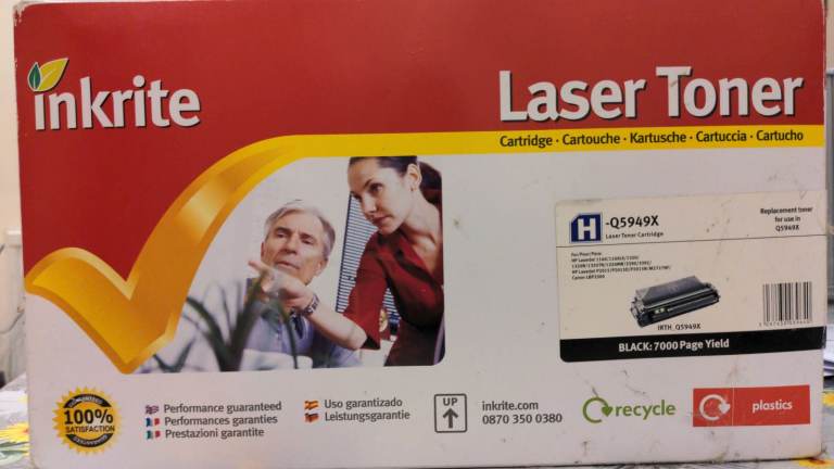 Inkrite Q5949X Black Laser Toner Cartridge for HP LaserJet