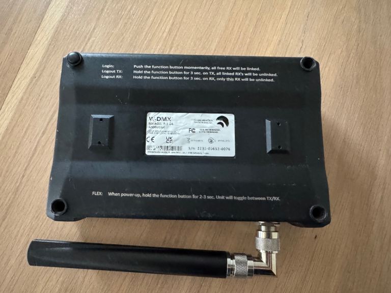 Wireless Solutions W-DMX BlackBox F-1 G6 Transceiver 2.4GHz
