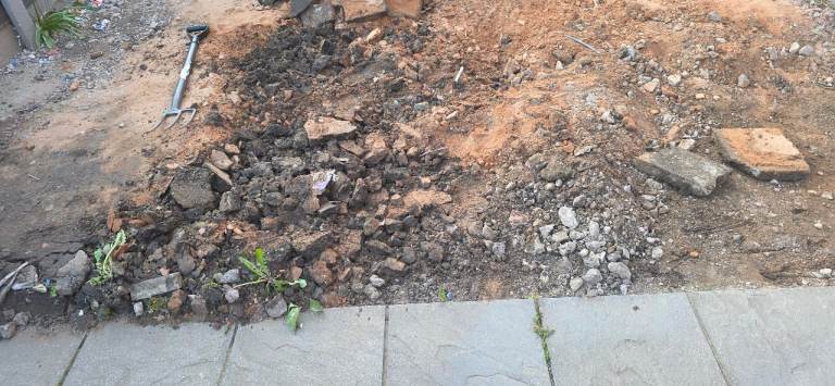 Mixed soil