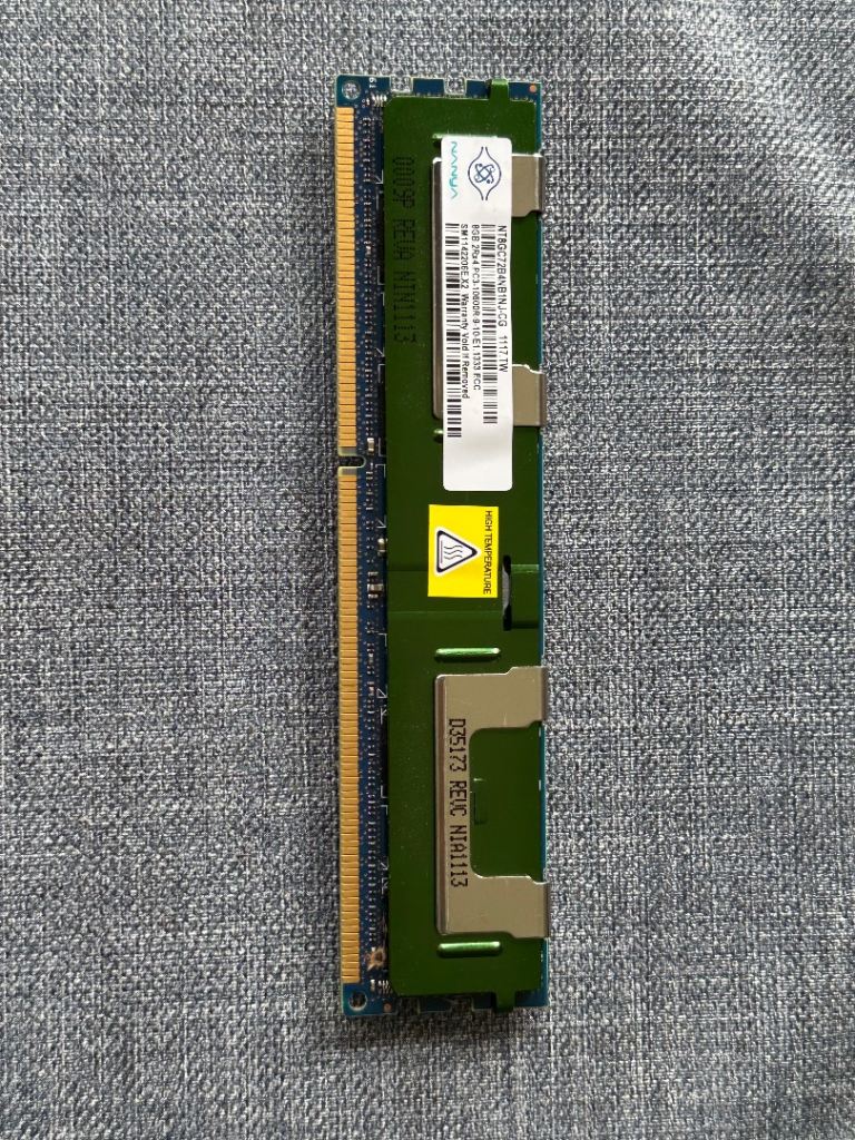 24 x 8GB PC3-10600R ECC RAM Stick – Good Condition2