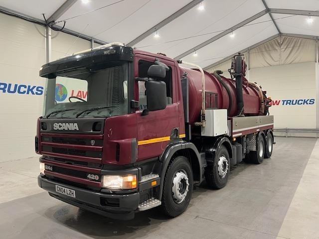 Scania 124 420 8x4 Day Cab Vacuum Tanker