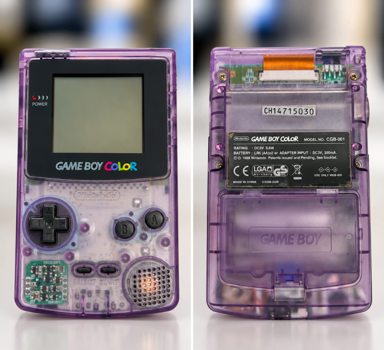 Nintendo Game Boy Color – Purple, Good Condition