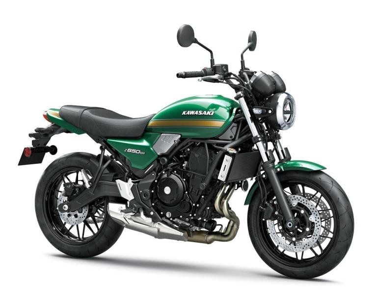 New 2026 Kawasaki Motorcycle Z650 RS Black Green Blue IN STOCK