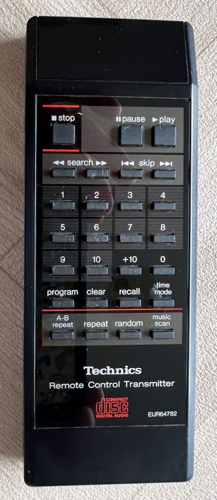 Technics remote control 