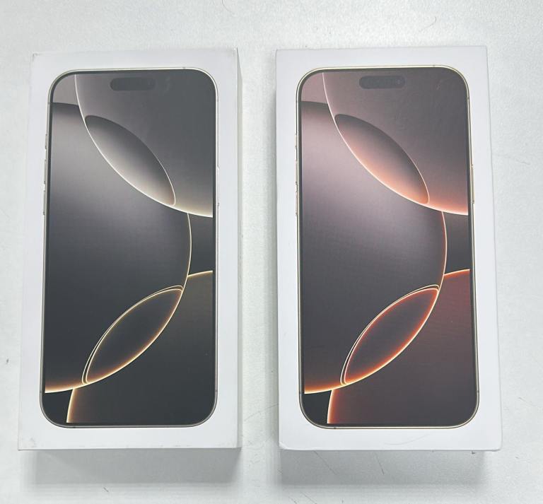 iPhone 16 Pro Max BRAND NEW BOX ONE YEAR OFFICIAL WARRANTY 