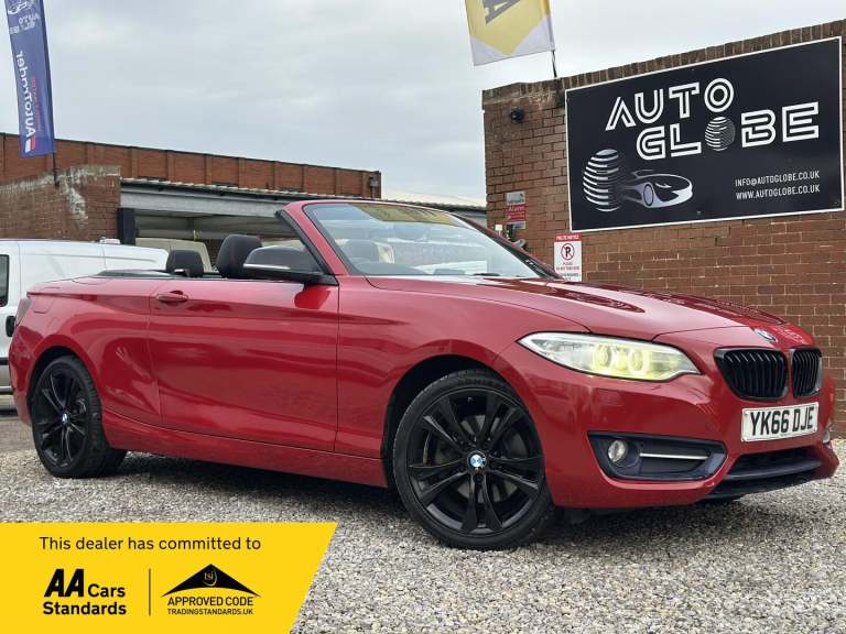 2016 BMW 2 Series 2.0 220d Sport Auto Euro 6 (s/s) 2dr CONVERTIBLE Diesel Automatic
