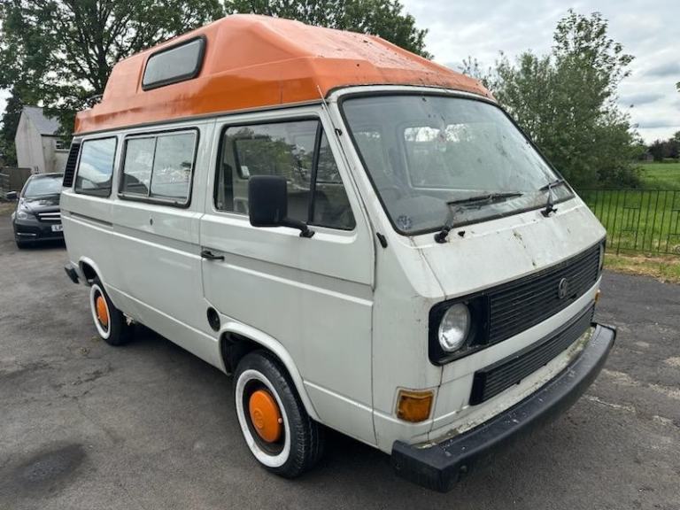 1985 Volkswagen CARAVELLE Camper Van T25 Hightop Project £1395