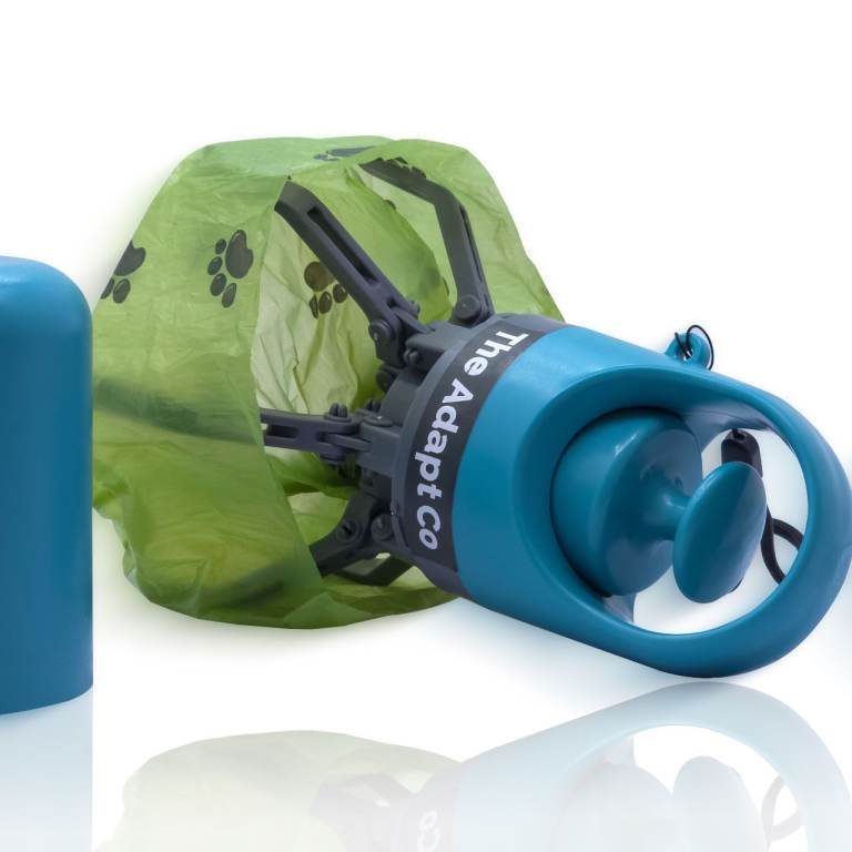 Portable Dog Poop Scooper with Waste Bag Pouch & Dispenser [Original Quality]