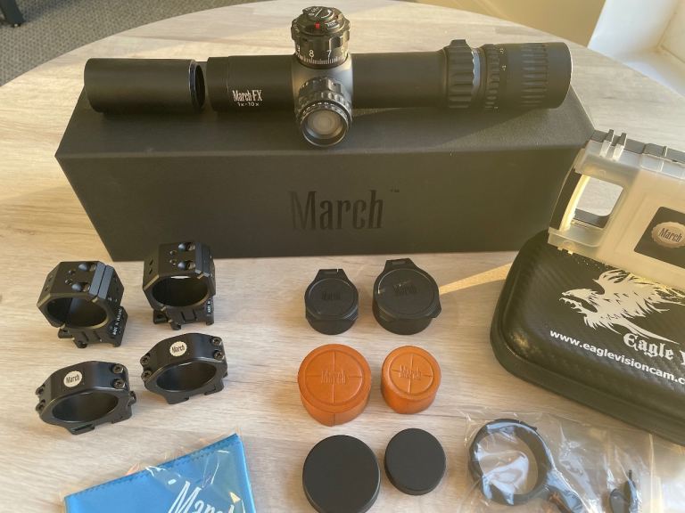 March - FX 1-10x24mm Shorty Gen II Scope