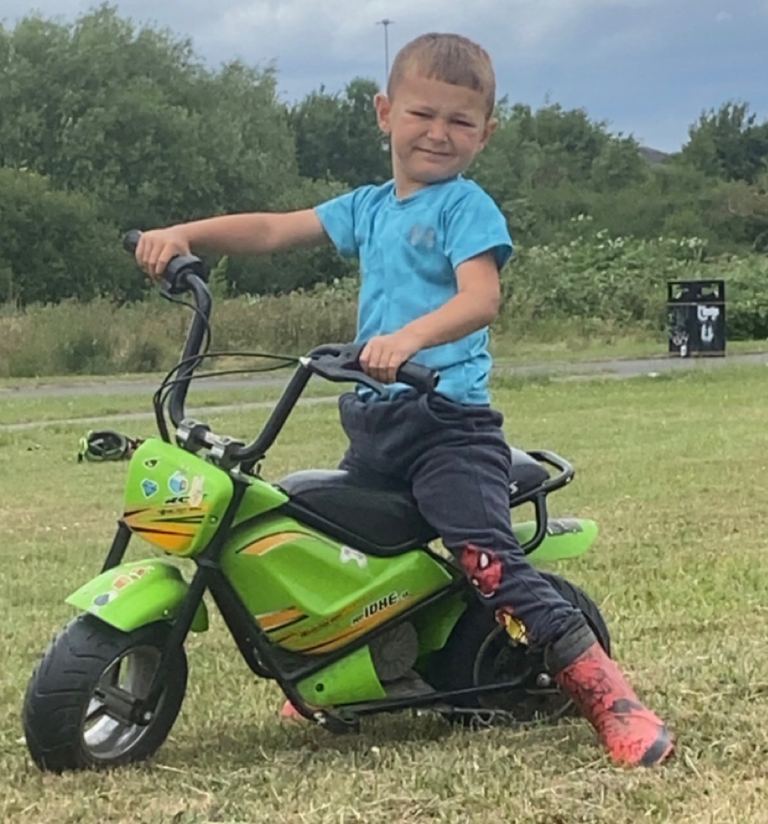 Kids electric monkey bike 