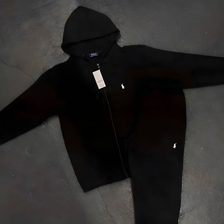 Ralph lauren tracksuit black